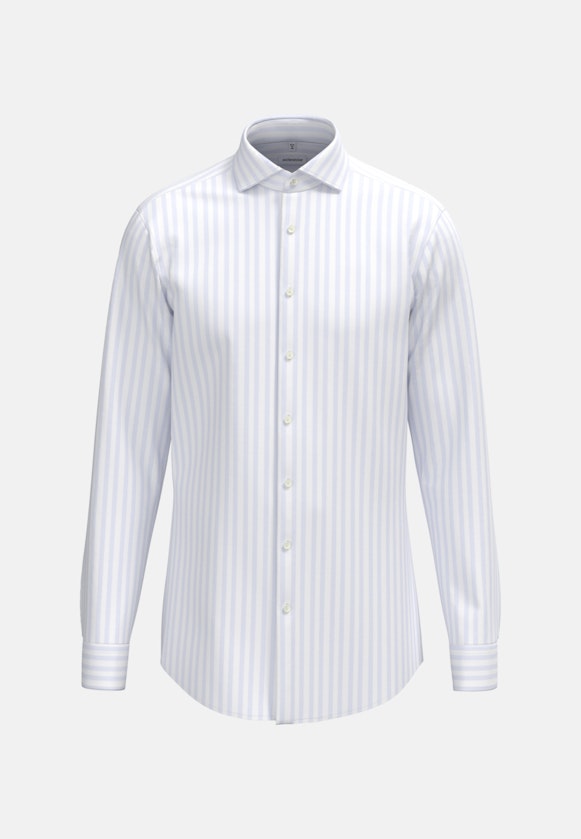 Regular Business Hemd Streifen in Hellblau |  Seidensticker Onlineshop