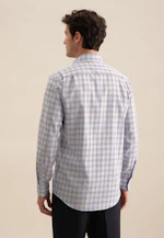 Regular Chemise d'affaires carreaux in Marron |  Seidensticker Onlineshop