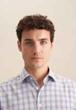 Regular Business shirt Check in Brown |  Seidensticker Onlineshop