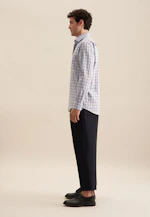 Regular Chemise d'affaires carreaux in Marron |  Seidensticker Onlineshop