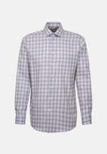 Regular Business shirt Check in Brown |  Seidensticker Onlineshop