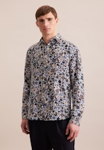 Regular Business Hemd Floral in Braun |  Seidensticker Onlineshop