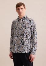 Regular Business Hemd Floral in Braun |  Seidensticker Onlineshop