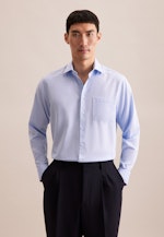 Regular Chemise Performance Structure in Bleu Clair |  Seidensticker Onlineshop