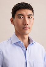 Regular Chemise Performance Structure in Bleu Clair |  Seidensticker Onlineshop