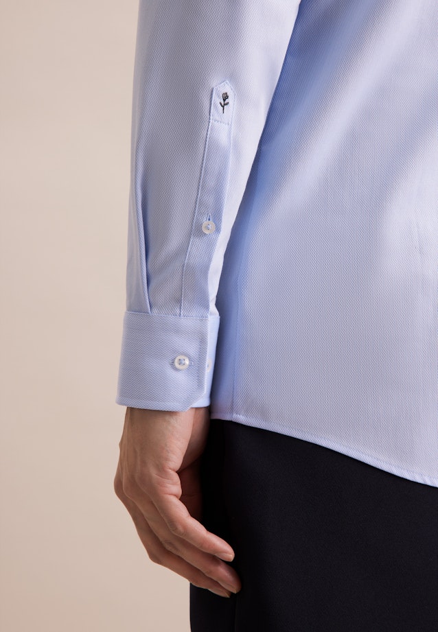 Regular Chemise Performance Structure in Bleu Clair |  Seidensticker Onlineshop