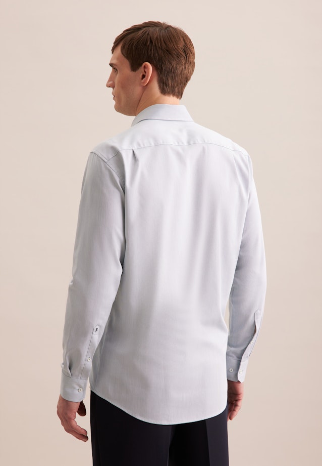 Regular Performance shirt Structure in Green |  Seidensticker Onlineshop