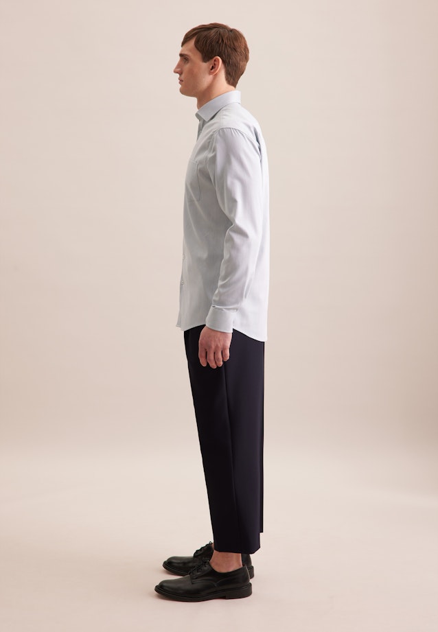 Regular Performance shirt Structure in Green |  Seidensticker Onlineshop