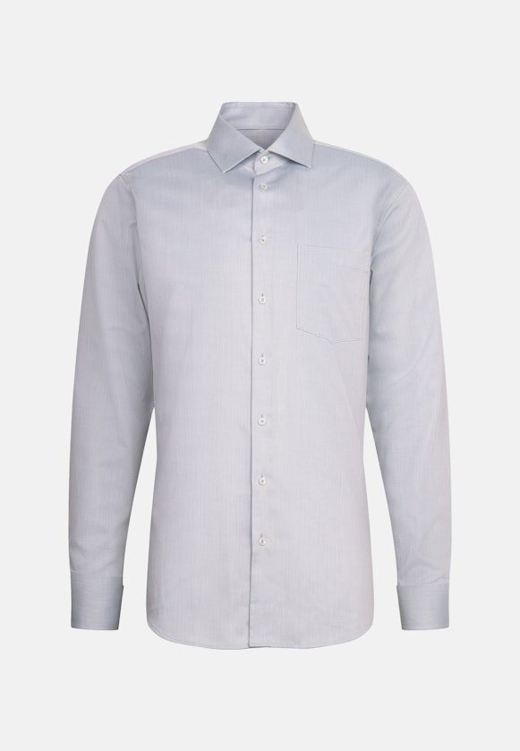 Regular Performance shirt Structure in Green |  Seidensticker Onlineshop