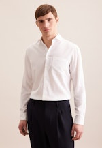 Regular Chemise Performance Structure in Blanc |  Seidensticker Onlineshop