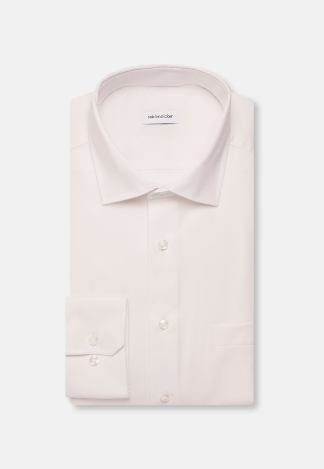 Regular Chemise Performance Structure in Blanc |  Seidensticker Onlineshop
