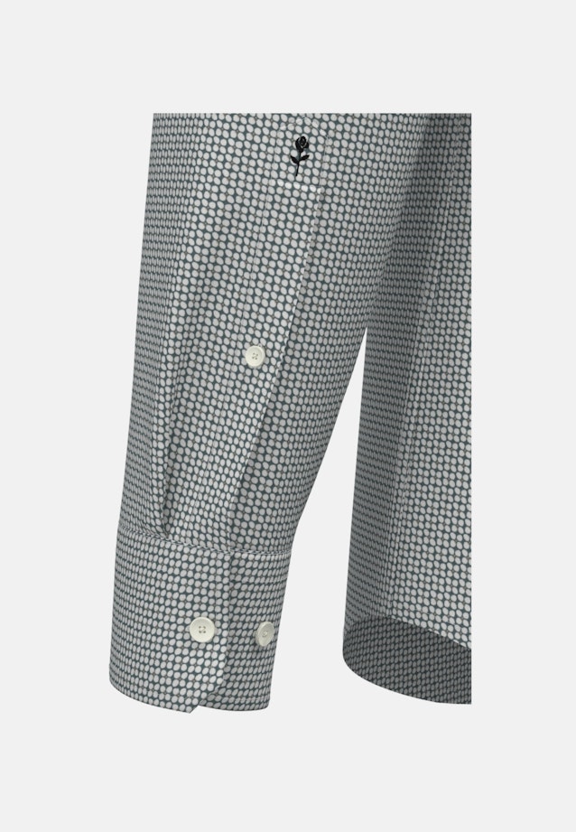 Regular Performance-Hemd Druck in Grün |  Seidensticker Onlineshop