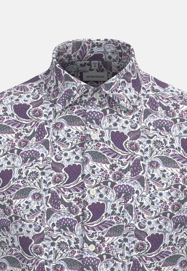 Regular Business Hemd Druck in Grün |  Seidensticker Onlineshop