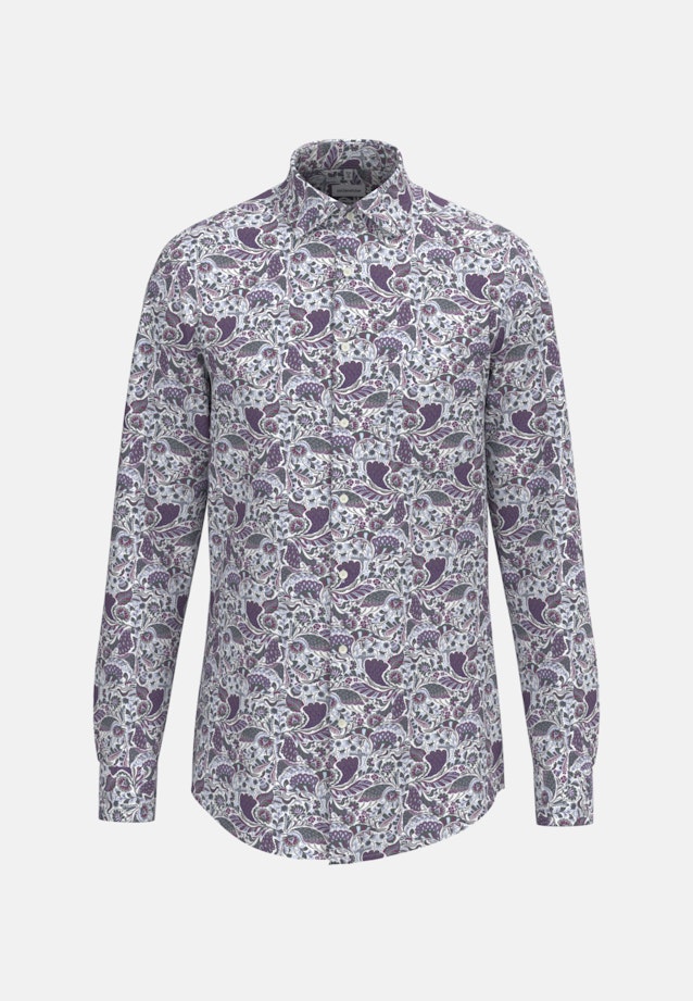 Regular Business Hemd Druck in Grün |  Seidensticker Onlineshop