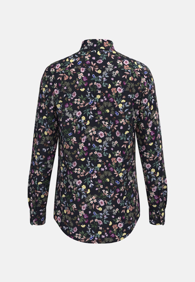 Regular Business Hemd Floral in Grau | Seidensticker Onlineshop
