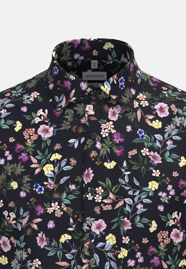 Regular Business Hemd Floral in Grau |  Seidensticker Onlineshop