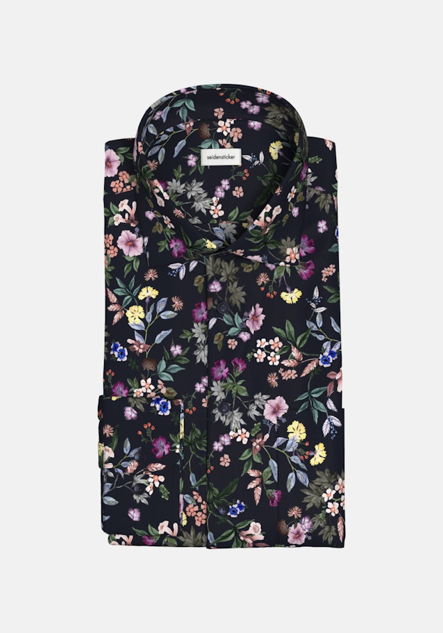 Regular Business Hemd Floral in Grau | Seidensticker Onlineshop