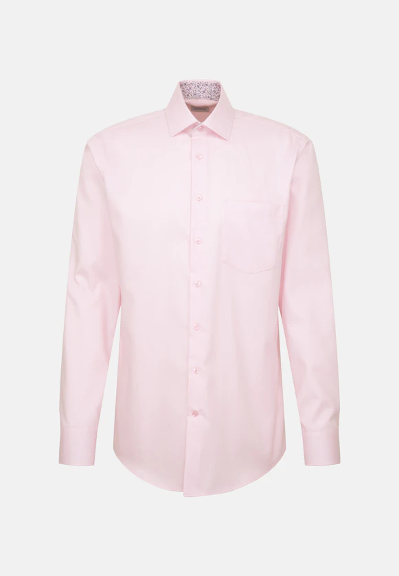 Regular Business Hemd Uni in Rosa/Pink |  Seidensticker Onlineshop