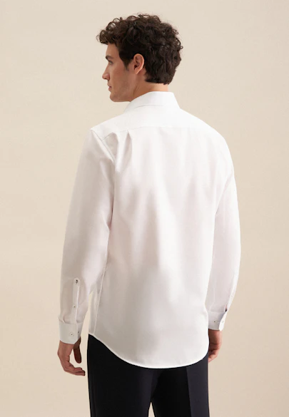 Regular Business shirt Uni in White |  Seidensticker Onlineshop