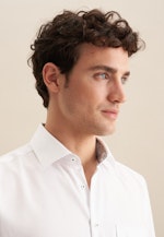 Regular Chemise d'affaires Uni in Blanc |  Seidensticker Onlineshop