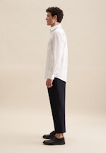 Regular Chemise d'affaires Uni in Blanc |  Seidensticker Onlineshop