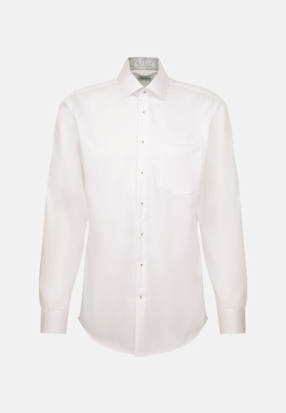 Regular Chemise d'affaires Uni in Blanc |  Seidensticker Onlineshop