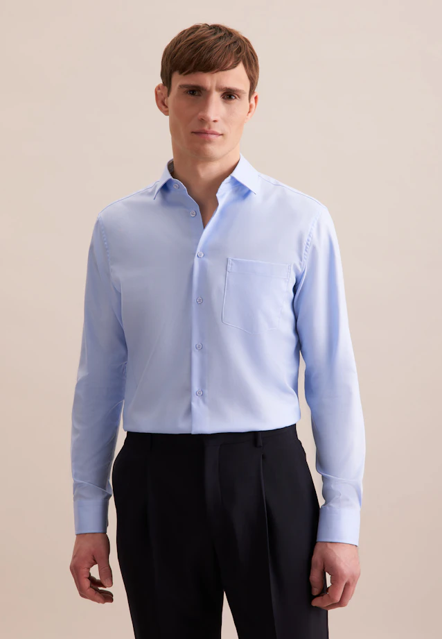 Regular Business Hemd Uni in Hellblau |  Seidensticker Onlineshop
