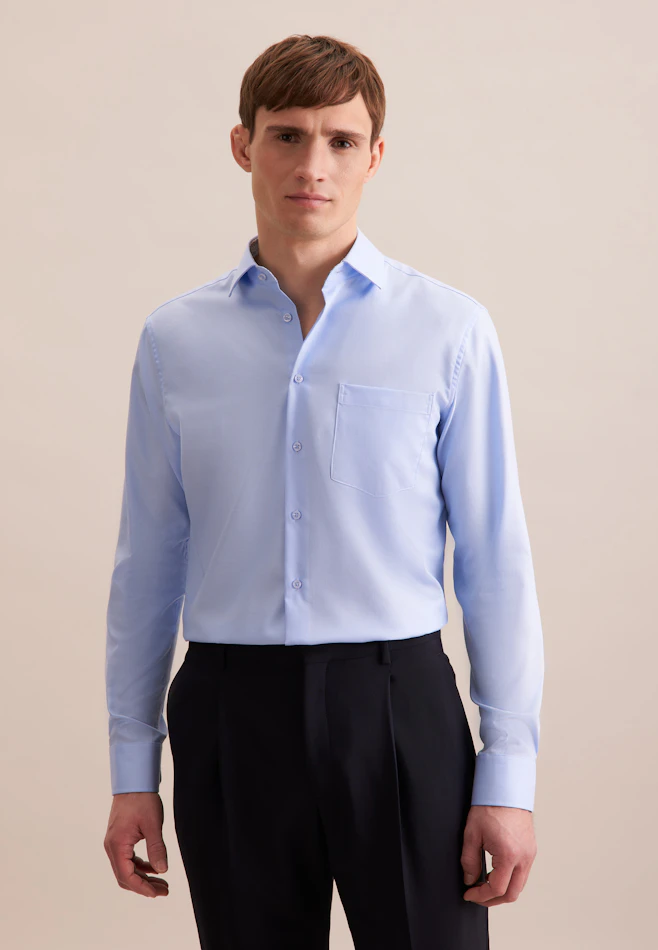 Regular Business Hemd Uni in Hellblau | Seidensticker Onlineshop