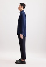 Regular Chemise d'affaires Uni in Bleu Foncé |  Seidensticker Onlineshop