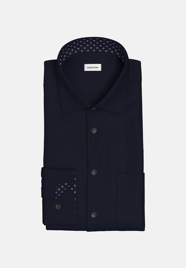 Regular Business shirt Uni in Dark Blue |  Seidensticker Onlineshop