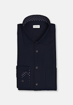 Regular Chemise d'affaires Uni in Bleu Foncé |  Seidensticker Onlineshop