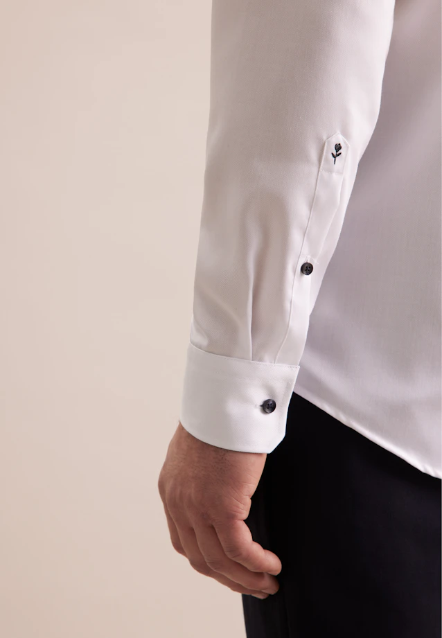 Regular Business Hemd Uni in Weiß |  Seidensticker Onlineshop