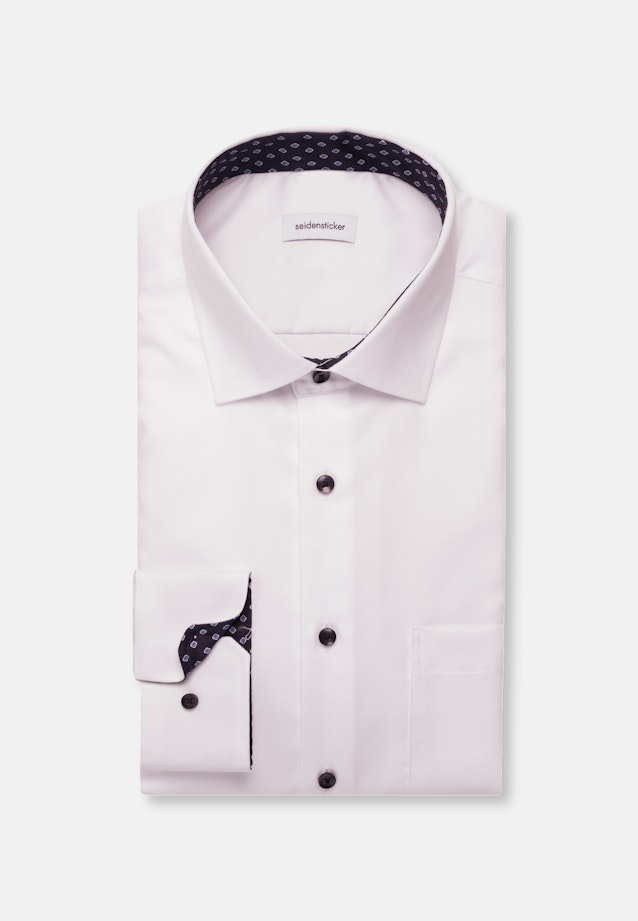 Regular Business shirt Uni in White |  Seidensticker Onlineshop