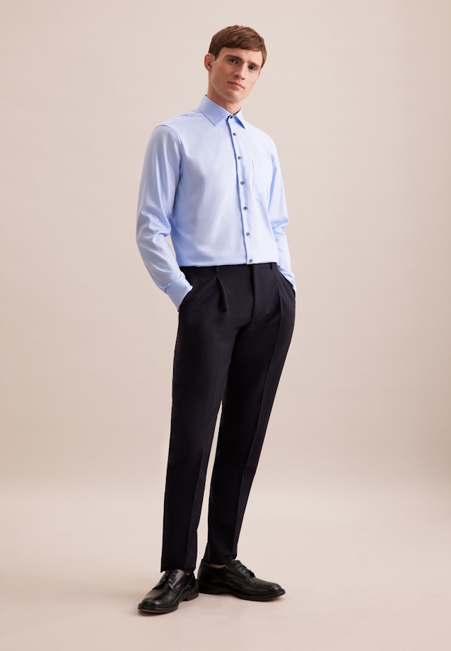Regular Business shirt Uni in Light Blue |  Seidensticker Onlineshop