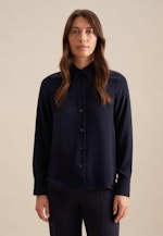 Hemdbluse Uni in Navy |  Seidensticker Onlineshop