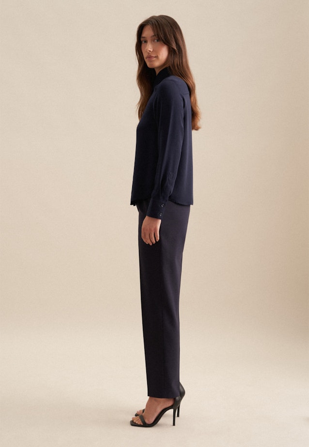 Hemdbluse Uni in Navy |  Seidensticker Onlineshop