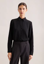 Hemdbluse aus fließender ware in Black |  Seidensticker Onlineshop