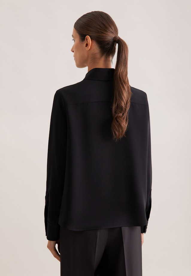 Hemdbluse aus fließender ware in Black |  Seidensticker Onlineshop