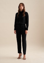 Hemdbluse Uni in Black |  Seidensticker Onlineshop