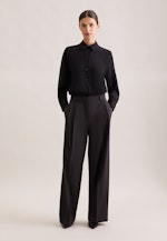 Hemdbluse aus fließender Ware in Noir |  Seidensticker Onlineshop