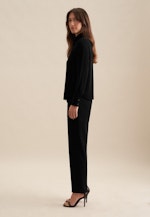 Hemdbluse Uni in Black |  Seidensticker Onlineshop