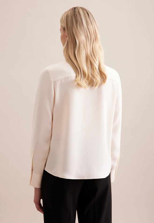 Chemise blouse en matière fluide dans Ecru | Boutique en ligne Seidensticker