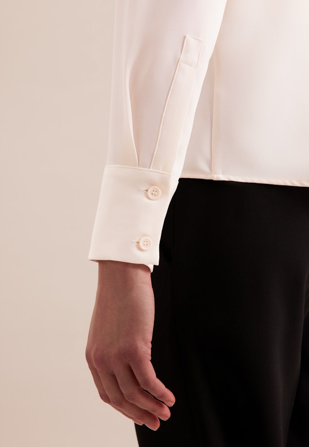 Hemdbluse Uni in Off-White |  Seidensticker Onlineshop