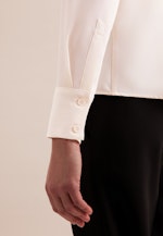 Hemdbluse Uni in Off-White |  Seidensticker Onlineshop
