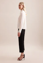 Hemdbluse aus fließender ware in Off-White |  Seidensticker Onlineshop