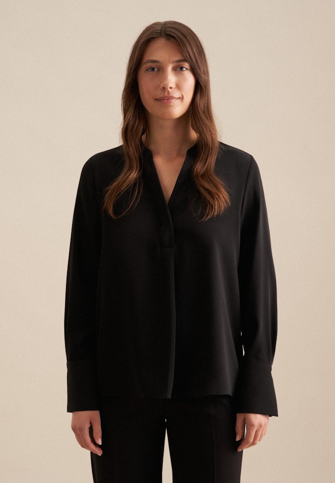 Collar Tunic in Black | Seidensticker online shop