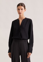 Tunika aus fließender Ware in Schwarz |  Seidensticker Onlineshop