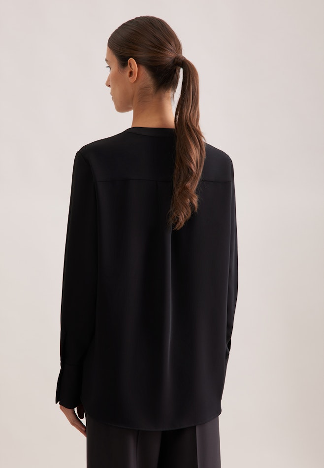Tunika aus fließender Ware in Schwarz | Seidensticker Onlineshop