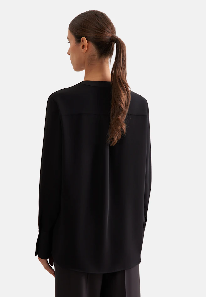 Tunic in Fluid Fabric in Black | Seidensticker online shop
