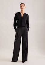 Tunika aus fließender Ware in Schwarz |  Seidensticker Onlineshop